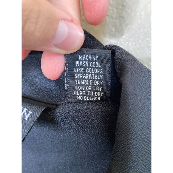 Falcon Bay Classics Black Button-Up Short‎ Sleeve Shirt Mens 3X Embroidered - Picture 4 of 6